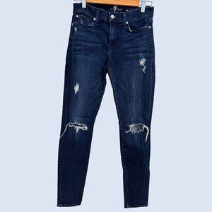 7 For All Mankind “The Skinny” Distressed Jeans. Rarely Worn!